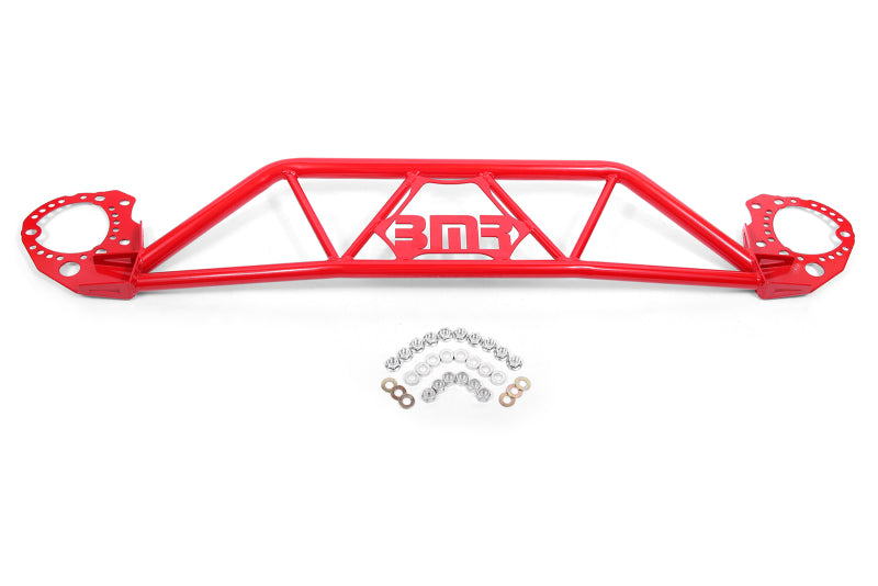 BMR 15-26 Ford Mustang Front Twin Tube Design Strut Tower Brace - Red