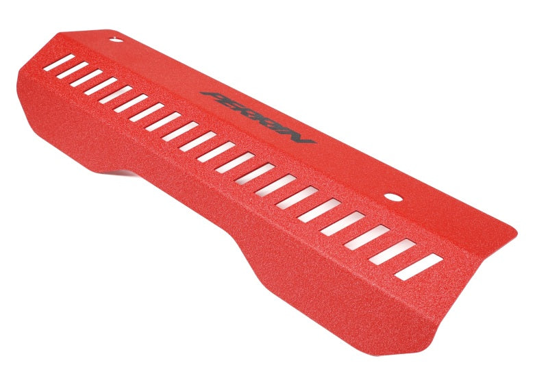 PERRIN 22-26 Subaru WRX Pulley Cover - Red (SHORT - For Use w/PERRIN AOS)
