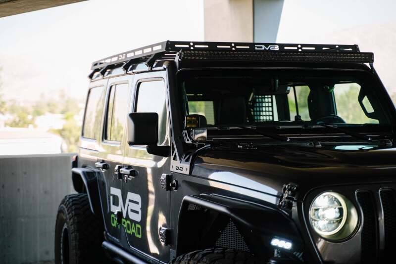 DV8 Offroad 2018+ Jeep Wrangler JLO A Pillar Dual Light Pod Mounts - #LBJL-11