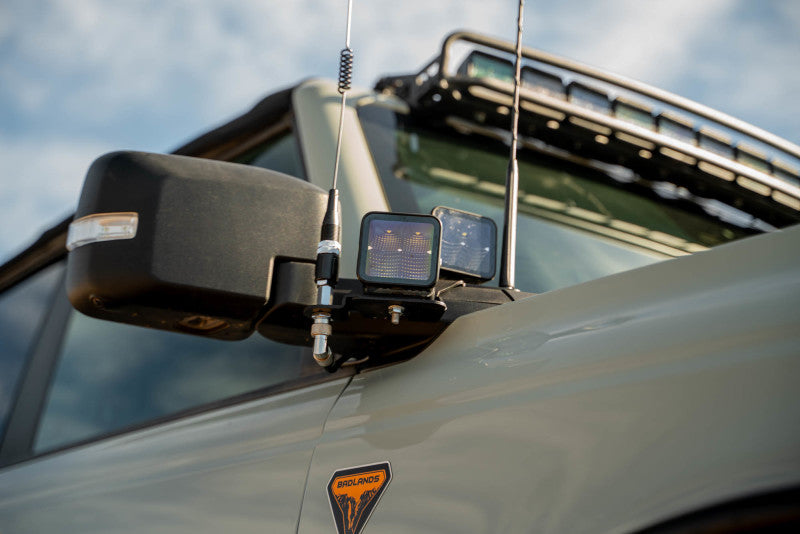 DV8 Offroad 2021 Ford Bronco A Pillar Dual Light Pod Drop Mounts - #LBBR-08