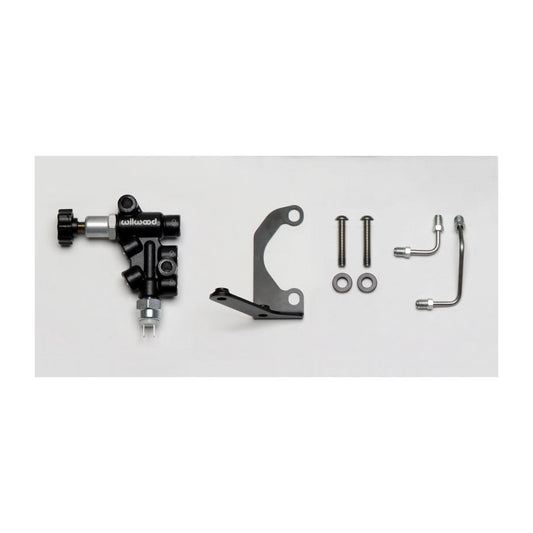 Wilwood Tandem Master Cylinder Mounting Bracket L/H Kit w/ Prop Valve - #260-13190