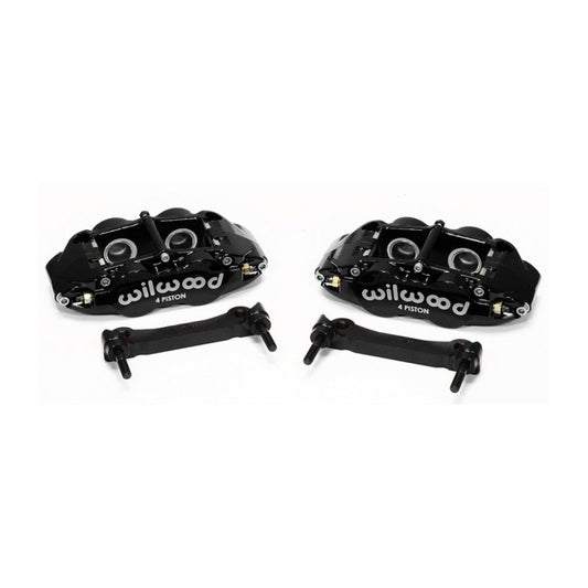 Wilwood Narrow Superlite 4R Rear Caliper & Bracket Kit - Black 97-13 C5/C6 Corvette w/ OEM Rotors - #140-14026