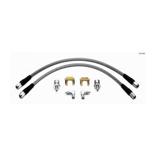 Wilwood Flexline Kit 55-57 Chevy w/ Forged Dynalite Front Caliper - #220-7699