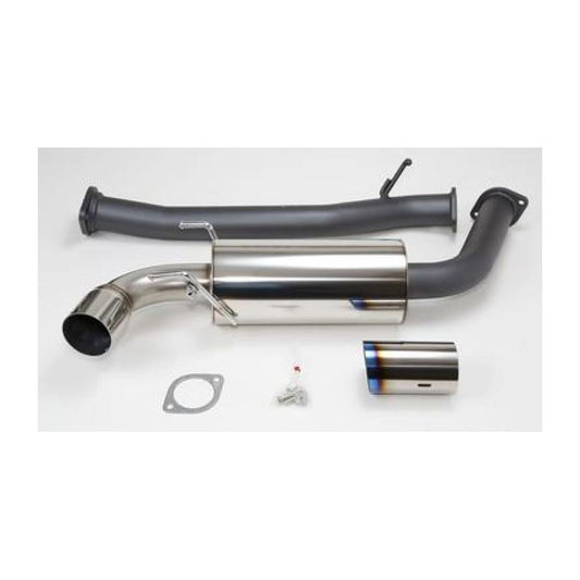 HKS RX8 75mm Single Ti-Tip Hi Power Cat-back Exhaust (SUS304 NO COATING)