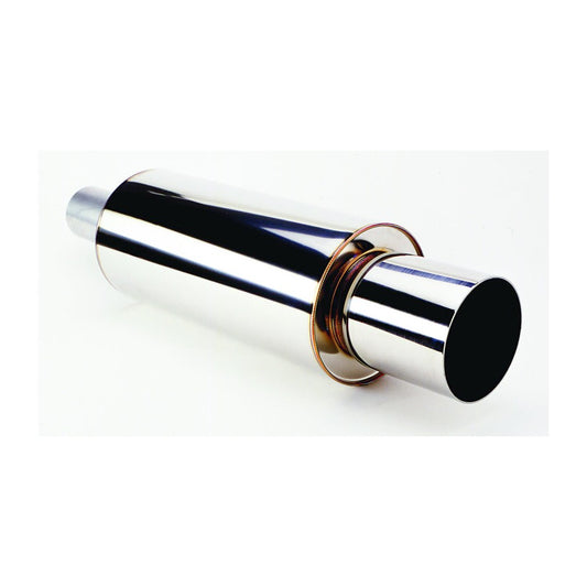 HKS Universal Muffler 2.5 Inlet / 3.7in Outlet (SUS304 NO COATING)