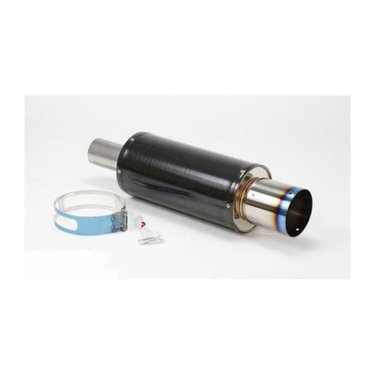 HKS Universal Carbon-Ti Cat-back Exhaust - 170mm Shell/75mm Diameter
