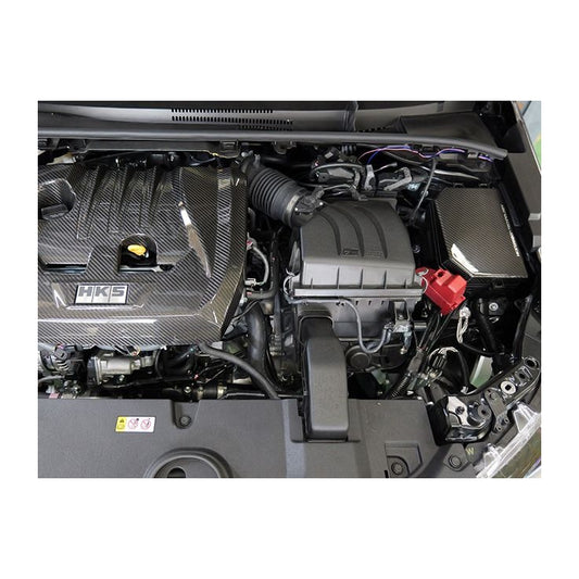 HKS 2023-2025 Toyota GR Corolla Dry Carbon Fuse Box Cover