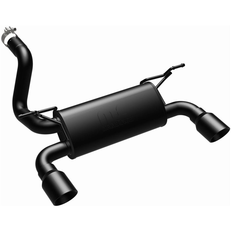 MagnaFlow 19388 2018+ Jeep Wrangler 3.6L Dual Black Tip Axle-Back Exhaust - #19388