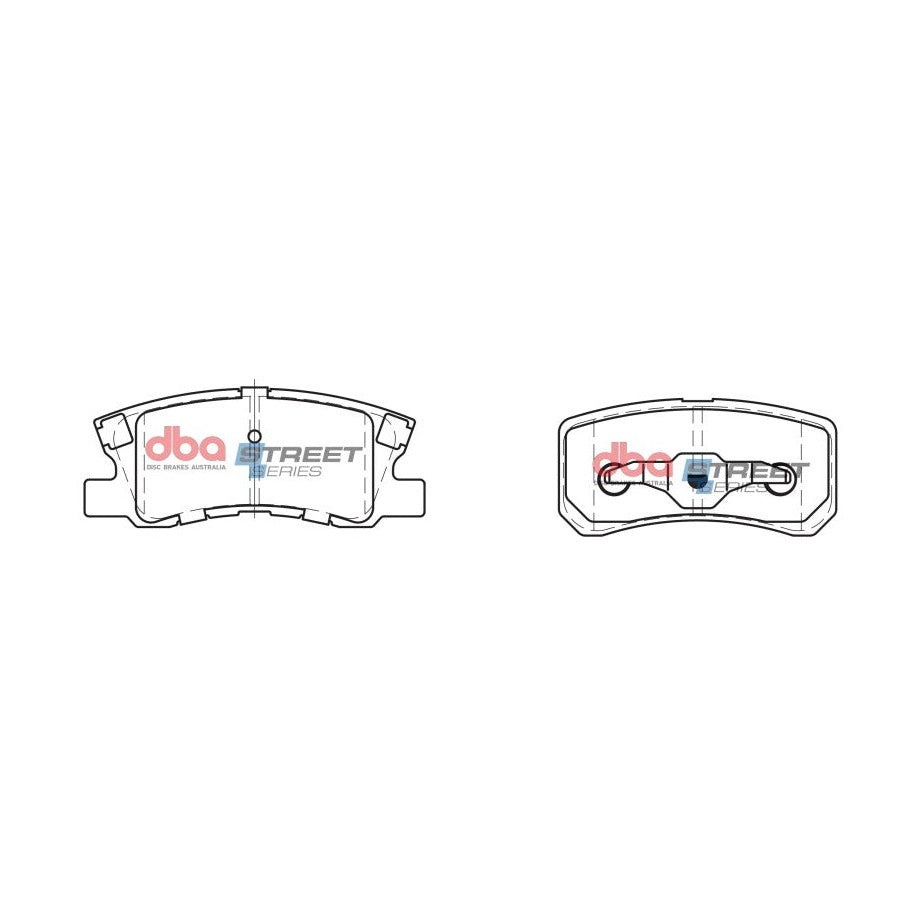 DBA 2011-2014 Chrysler 200 (302mm Rear Rotor) Street Series Rear Brake Pads
