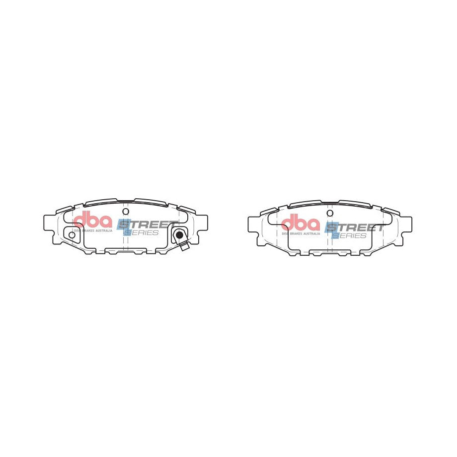 DBA 2013-2016 Scion FR-S (Solid Rear Rotor) Street Series Rear Brake Pads