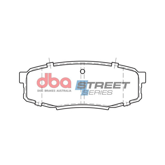 DBA 08-19 Lexus LX570 Street Series Rear Brake Pads