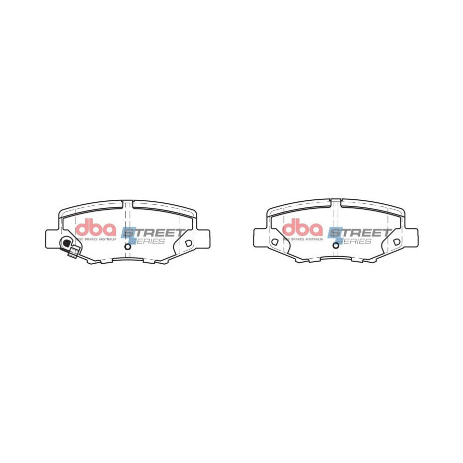 DBA 2007-2017 Jeep Wrangler Street Series Rear Brake Pads