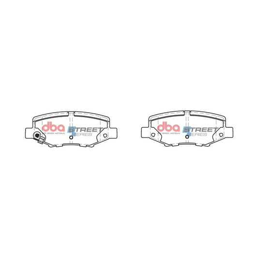 DBA 07-17 Jeep Wrangler Street Series Rear Brake Pads