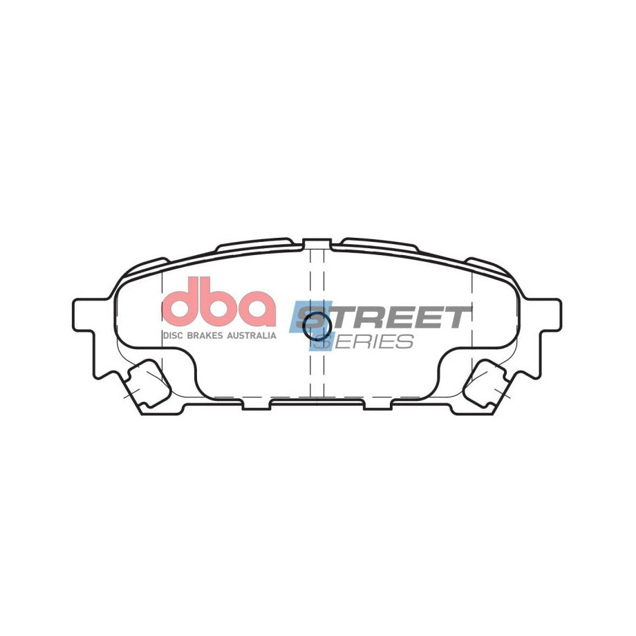 DBA 2003-2007 Subaru Impreza WRX Rear Street Series Brake Pads