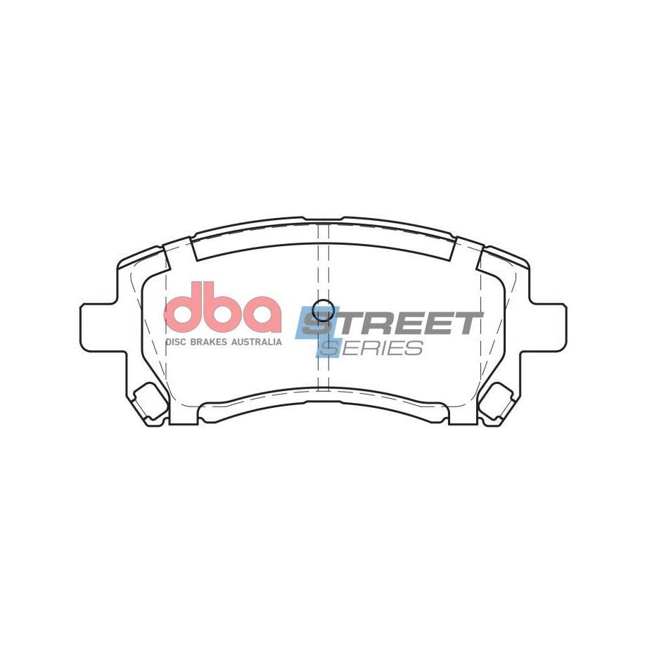 DBA 1998-2002 Subaru Forester Front Street Series Brake Pads