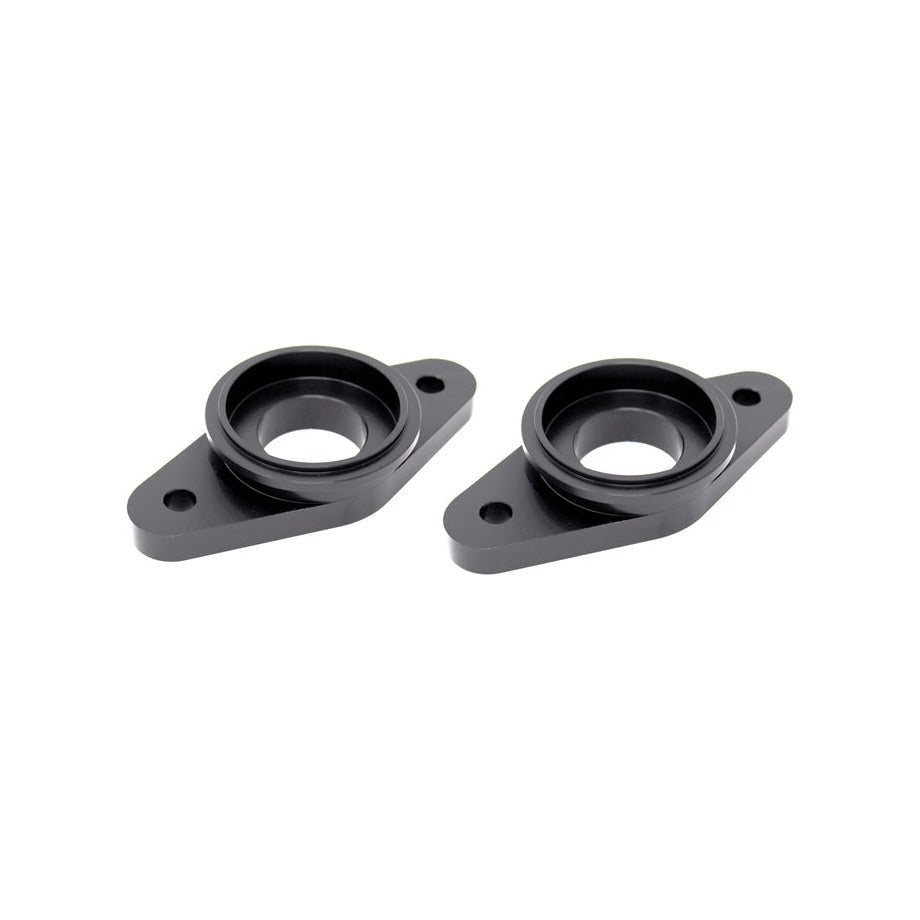 Torque Solution Billet Stock to Tial Blowoff Valve Adapter (Black): Nissan GTR R35 ALL