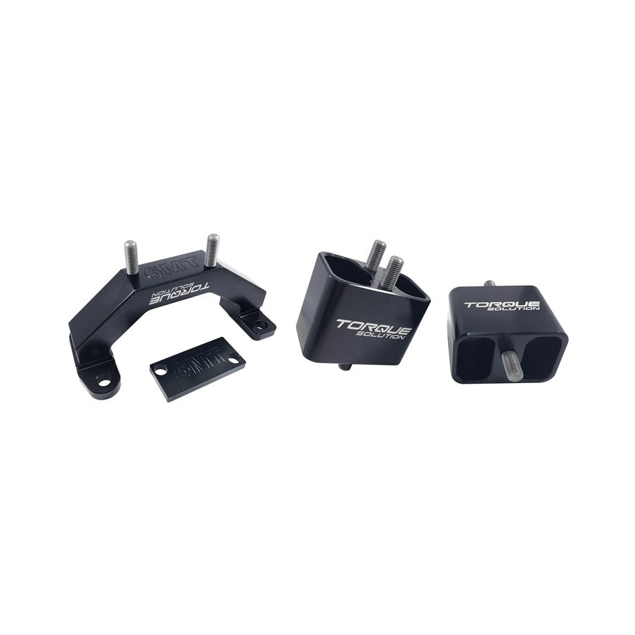 Torque Solution Solid Billet Aluminum Engine & Transmission Mounts 2002-2014 Subaru WRX / 2004-2017 STi