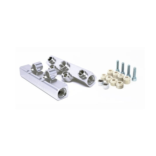 Torque Solution Top Feed Fuel Rails: 02-14 Subaru WRX / 07-18 STI - Silver