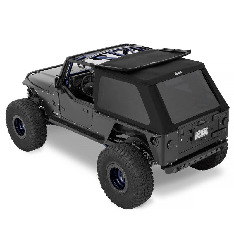 Bestop 04-06 Jeep Wrangler TJ Unlimited Trektop (Premium Black Twill)