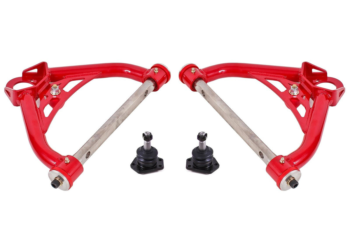 BMR 1970-1981 2nd Gen F-Body Non-Adj. Upper A-Arms (Polyurethane) - Red