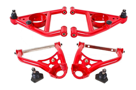 BMR 67-69 1st Gen F-Body Upper And Lower A-Arm Kit - Red