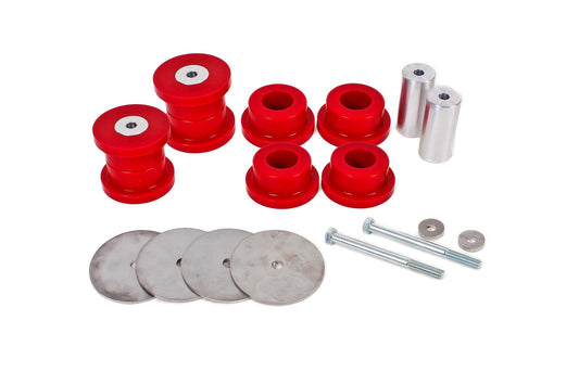 BMR 16-24 6th Gen Camaro Rear Cradle Bushing Kit (Polyurethane) - Red