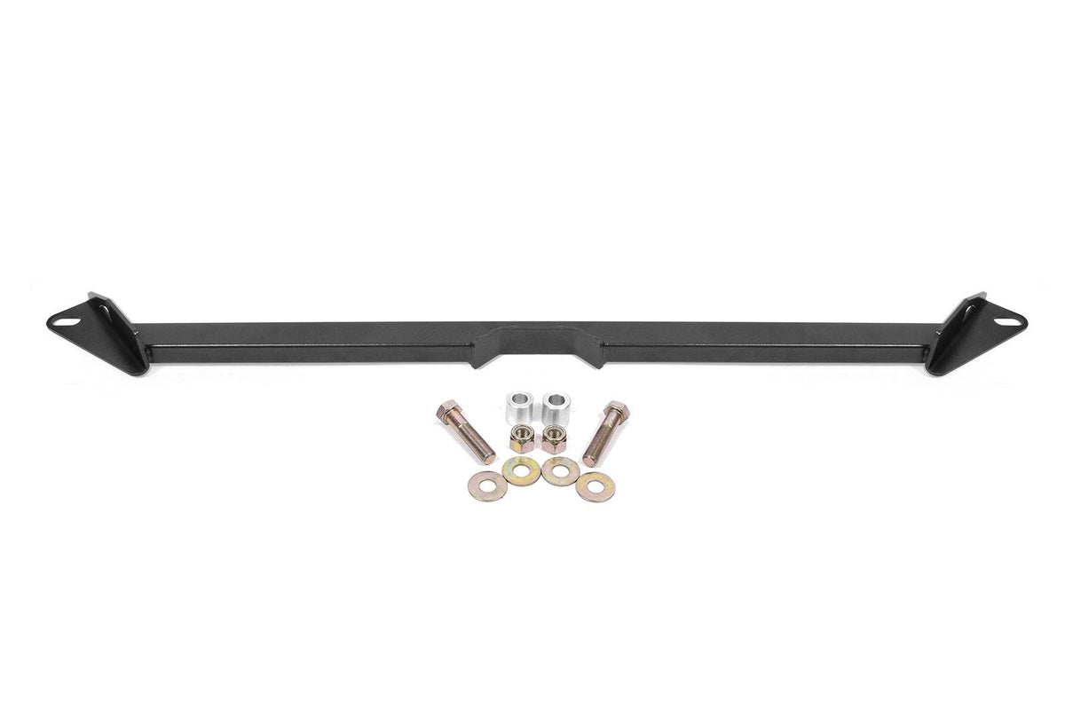 BMR 2015-2023 S550 Mustang Front 2-Point Subframe Chassis Brace - Black Hammertone