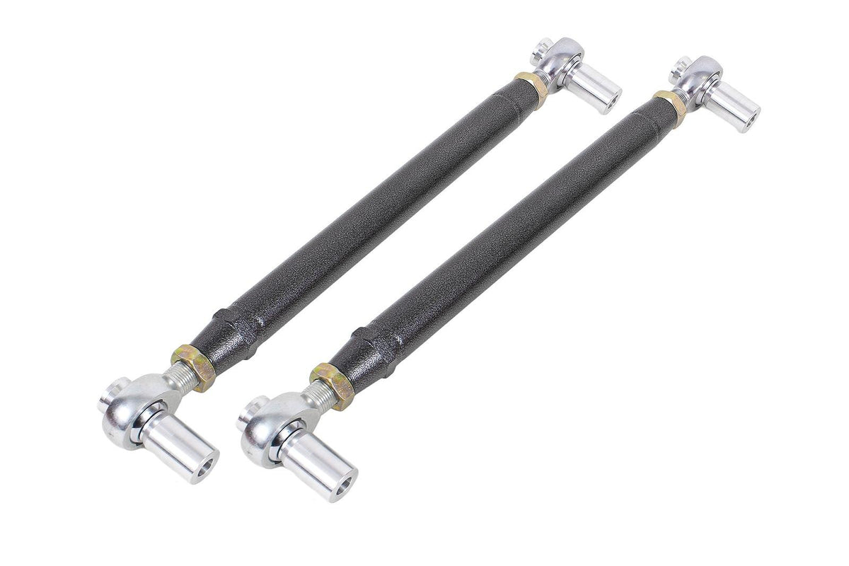 BMR 1979-1998 Fox Mustang Chrome Moly Lower Control Arms with Double Adj. Rod Ends - Black Hammertone