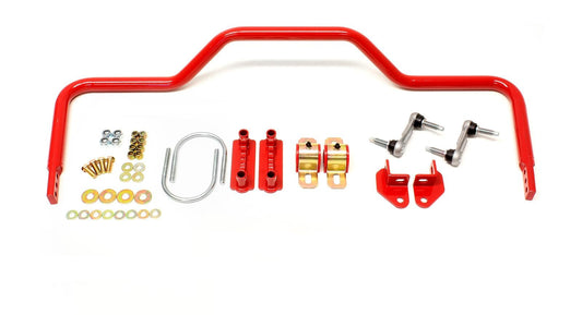 BMR 64-72 A-Body Rear Pro-Touring Style Hollow 1.125in Sway Bar Kit - Red