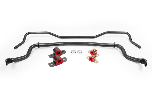BMR 15-26 S550 Mustang Front & Rear Sway Bar Kit w/ Bushings - Black Hammertone