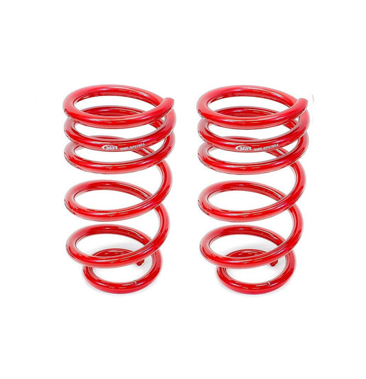 BMR 10-15 5th Gen Camaro V8 Rear Lowering Springs (1.25in Drop) - Red