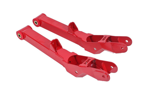BMR 10-15 5th Gen Camaro Non-Adj. Rear Lower Control Arms (Polyurethane) - Red