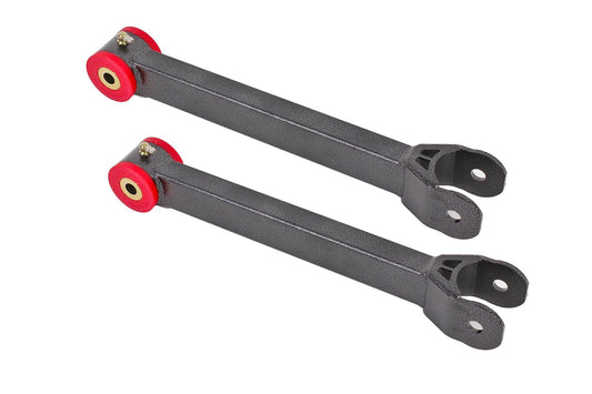 BMR 16-24 6th Gen Camaro Non-Adj. Lower Trailing Arms (Polyurethane) - Black Hammertone