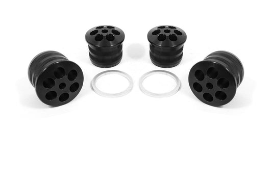 BMR 08-23 Dodge Challenger Aluminum Rear Cradle Bushings Kit - Black Anodized