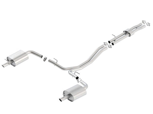 Borla 140659 2016 Ford Explorer 3.5L EcoBoost Dual Split Rear Ext SS S-Type CB Exhaust (No Tips) - #140659