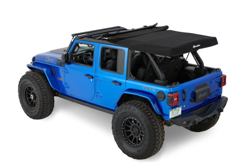 Bestop 18-26 for Jeep Wrangler JL 4-Door Supertop (Premium Black Twill)