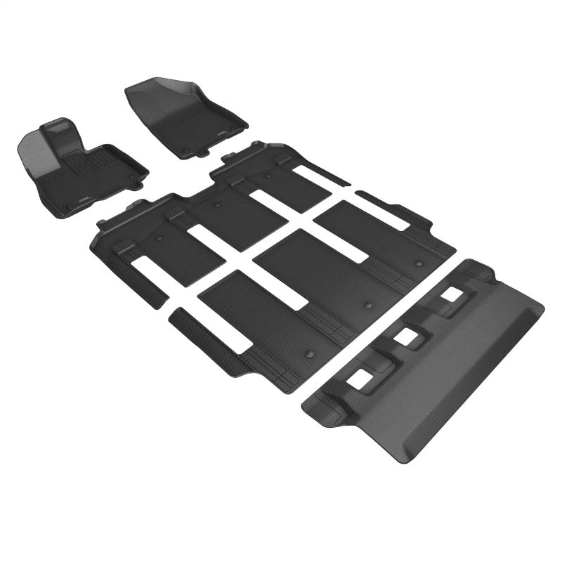 3D MAXpider Kagu 3rd Row Floor Mats for 2021-2024 Toyota Sienna