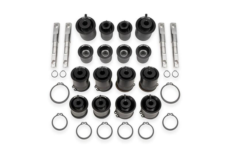 BMR 1997-2004 Chevrolet Corvette C5 / 2005-2013 Corvette C6 Front & Rear Control Arms Bearing Kit - Black