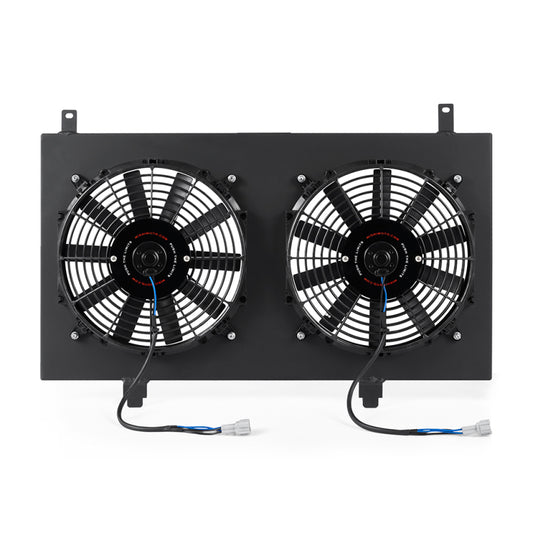 Mishimoto 03-06 Nissan 350Z Aluminum Fan Shroud Black - #MMFS-350Z-03BK