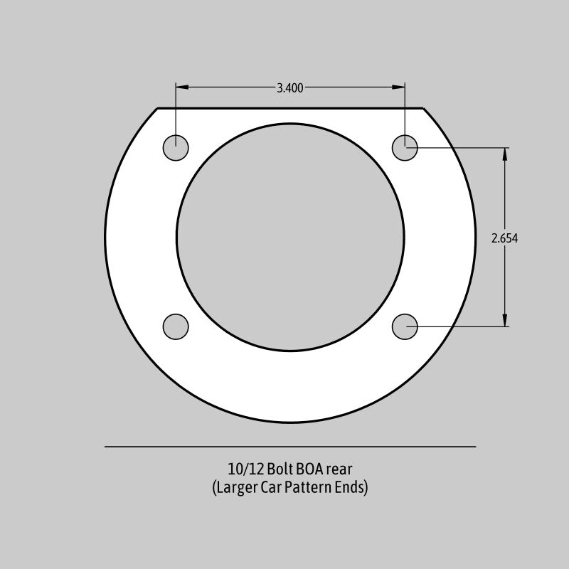 Baer Brakes 55-57 Chevrolet One-Fifty Series 13in SS4+ Rear SDZ Brake Kit - Comp Yellow