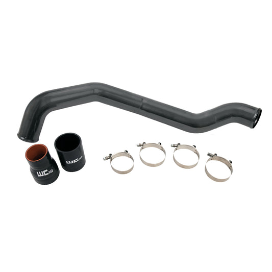 Wehrli Custom Fabrication WCF100352-GW Driver Side 3in Intercooler Pipe Gloss White for 2004.5-2010 Chevrolet Silverado / GMC Sierra 2500 HD / 3500 HD Duramax