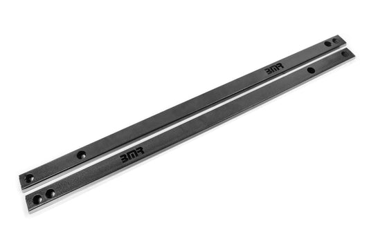 BMR 15-26 S550 Mustang Chassis Jacking Rails (Shorter Tube) - Black Hammertone