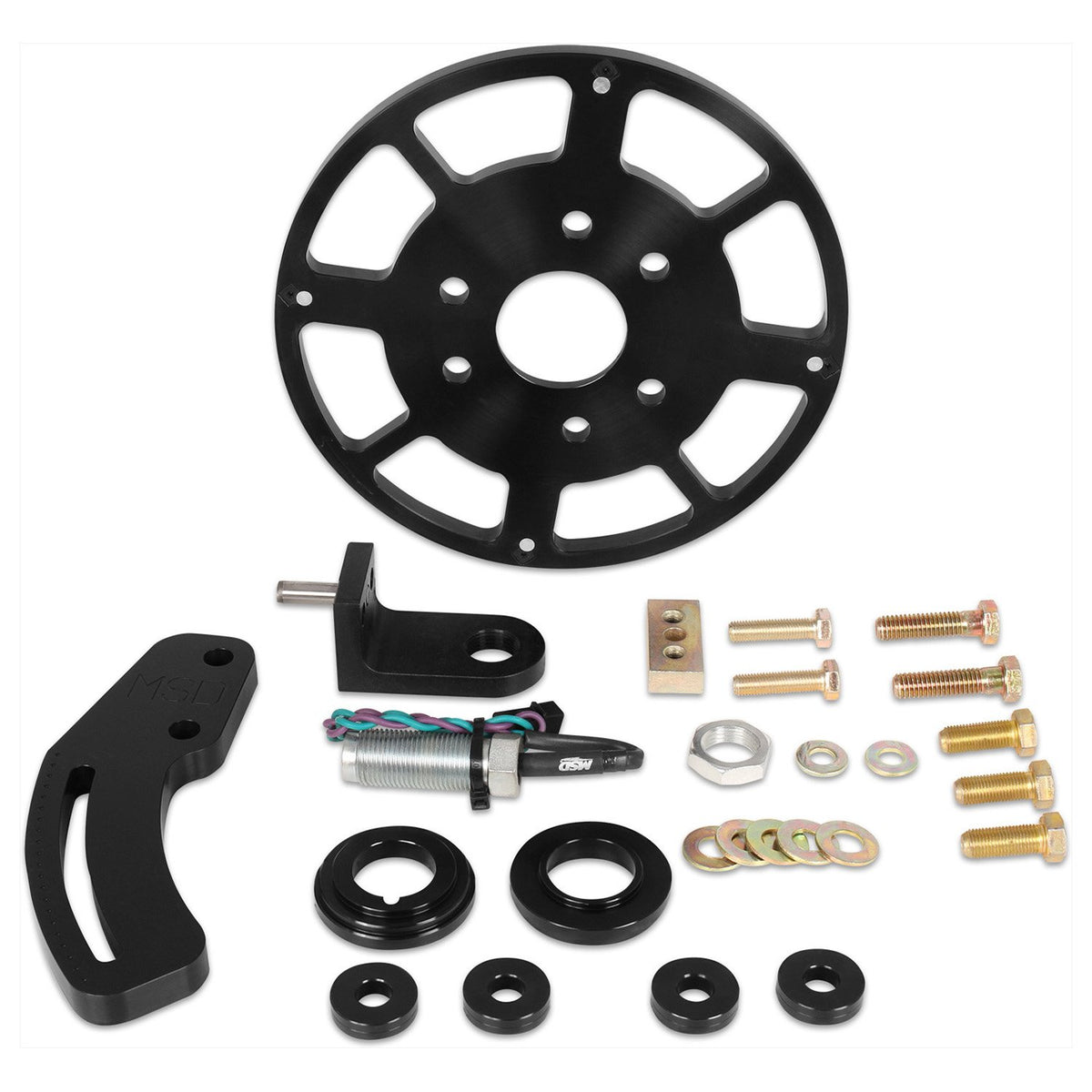 MSD 86153 Crank Trigger Wheel Kit - Flying Magnet - SBC - 8 in.