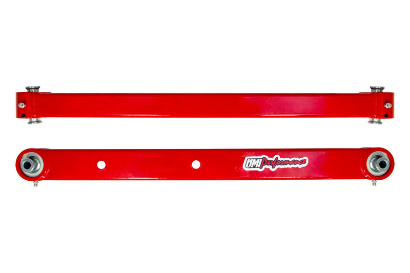 UMI Performance 4042-R Boxed Lower Control Arms with Dual Roto-Joints Red