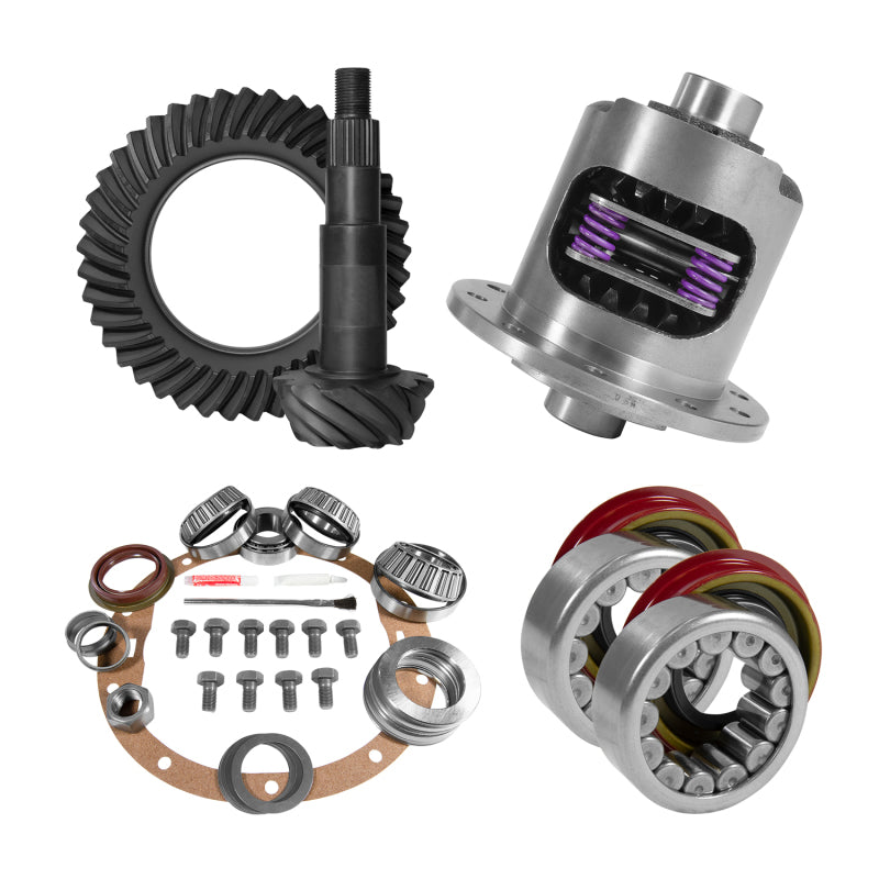 Yukon Gear & Axle YGK2020 8.6in for GM 4.88 Rear Ring & Pinion Install Kit 30 Spline Positraction Axle Bearings and Seals