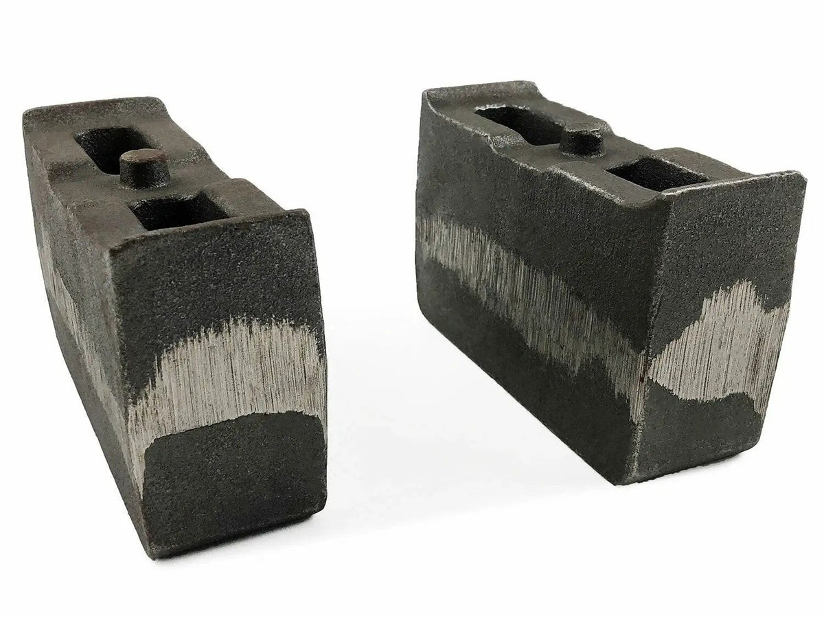 Tuff Country 79059 4in Cast Iron Lift Blocks Pair for 2001-2010 Chevrolet Silverado 2500HD/3500 4WD