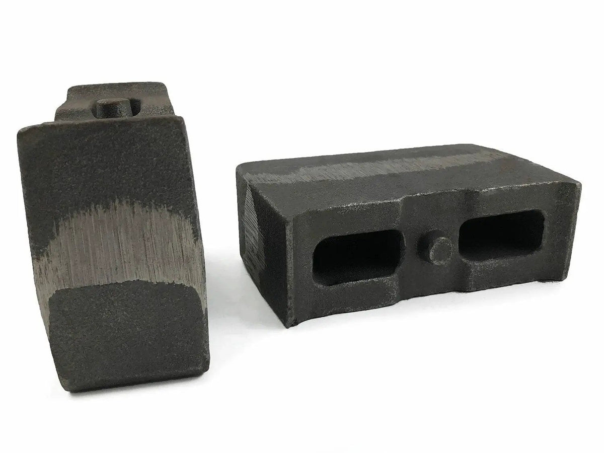 Tuff Country 79059 4in Cast Iron Lift Blocks Pair for 2001-2010 Chevrolet Silverado 2500HD/3500 4WD