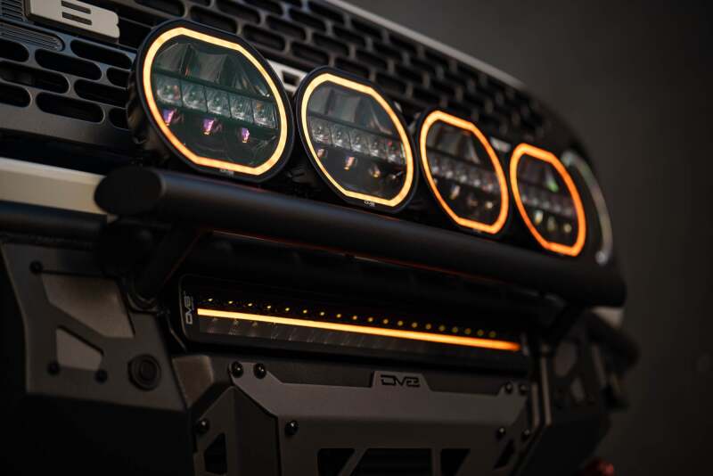DV8 Offroad Elite Series 20in Dual Row Light Bar w/ Accent Light - #BE20EW200W-H