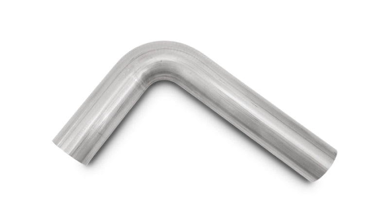 Vibrant 1.625in O.D. T304 SS 90 deg Mandrel Bend 4in x 12in leg lengths