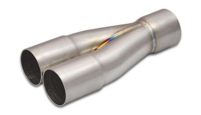 Vibrant 2-1 SS Merge Collectors (1-1/2in Inlet Slipover ID 1-3/4in Outlet OD)